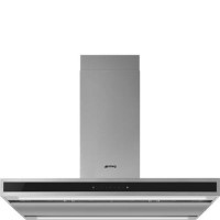 Smeg 90cm Island Cooker Hood - Stainless Steel