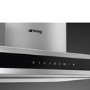 Smeg 90cm Island Cooker Hood - Stainless Steel