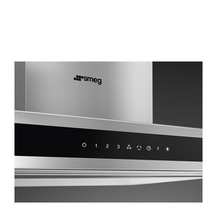 Smeg 90cm Island Cooker Hood - Stainless Steel