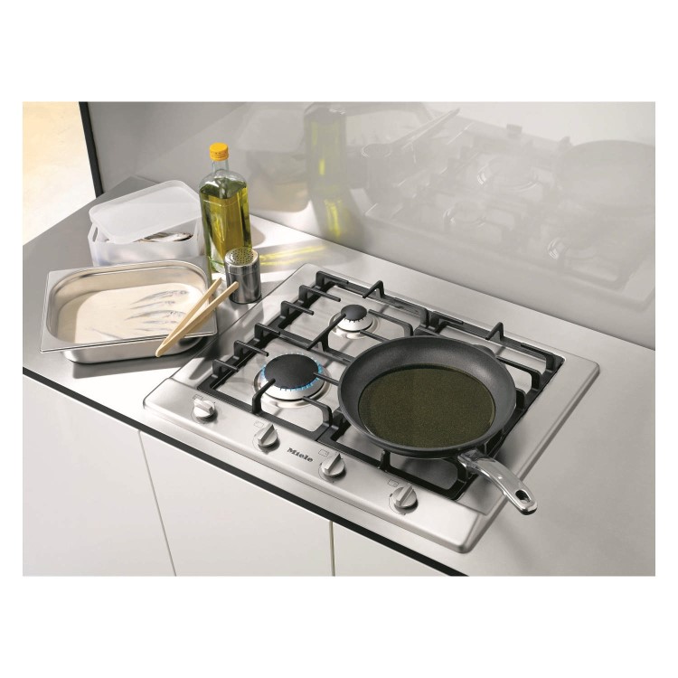 Refurbished Miele KM2010 65cm 4 Burner Gas Hob Stainless Steel