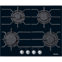 Miele 63cm Gas on Glass 4 Burner Gas Hob - Black