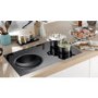 Miele KM6356 Black 79cm Four Zone Induction Hob With Integrated Wok Zone