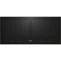 Miele KM6381 DirectSelect 92cm 4 Zone Induction Hob With 4 PowerFlex Zones And Bevelled Edges - Black