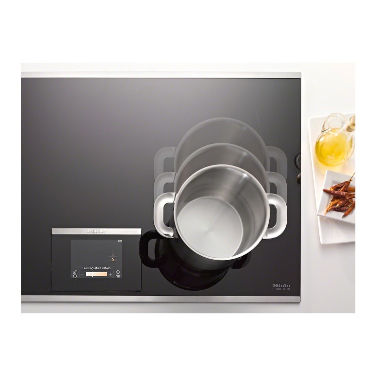 Miele KM6395 90m Zoneless Induction Hob With Stainless Steel Frame