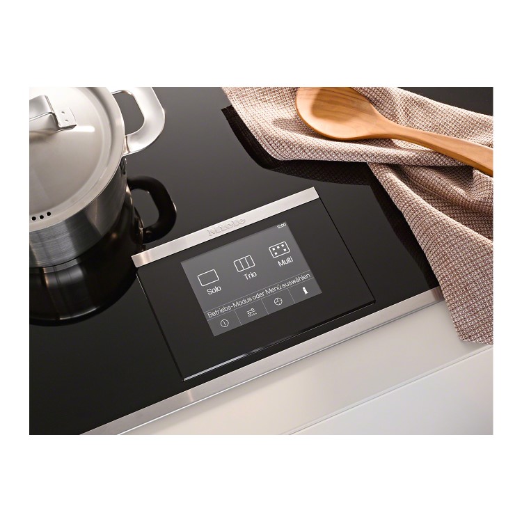 Miele KM6395 90m Zoneless Induction Hob With Stainless Steel Frame