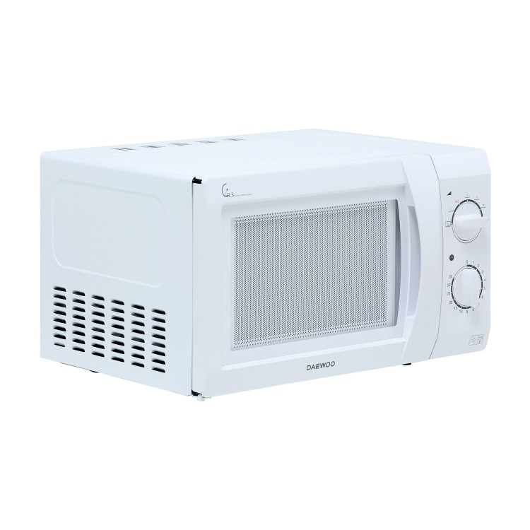 Daewoo KOR6N35SR 20L 800W Freestanding Microwave Oven - White