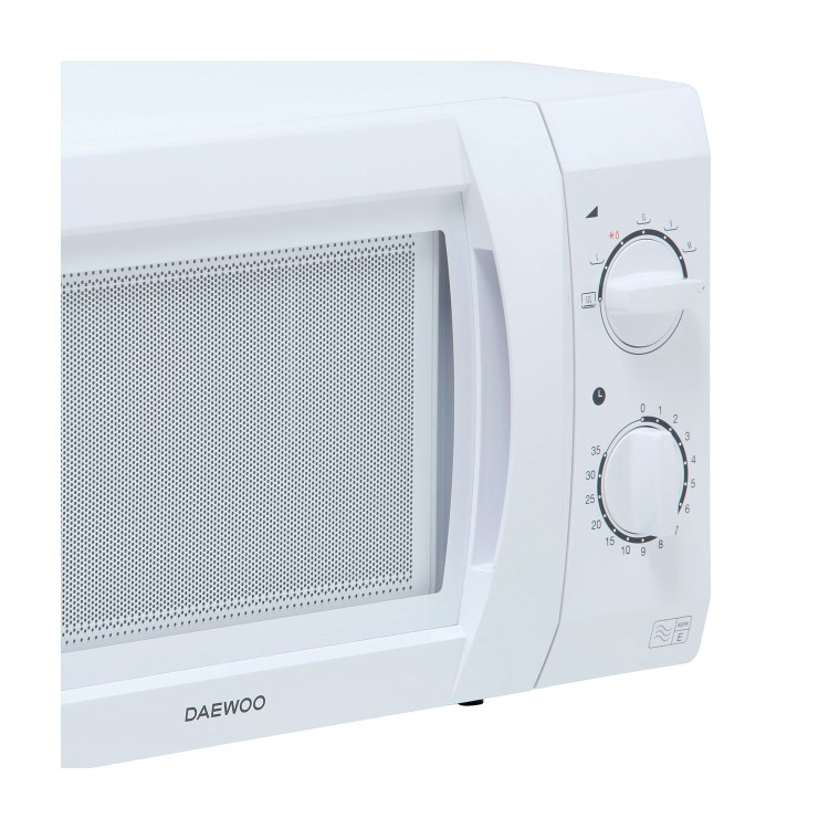 Daewoo KOR6N35SR 20L 800W Freestanding Microwave Oven - White