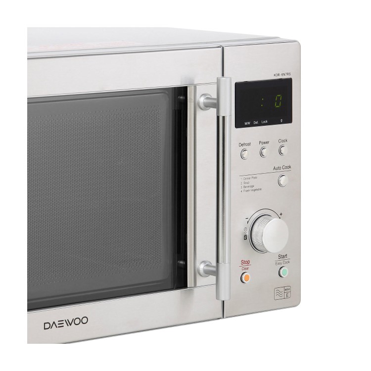 Daewoo KOR6N7RSR 20L 800W Touch Control Microwave - Stainless Steel