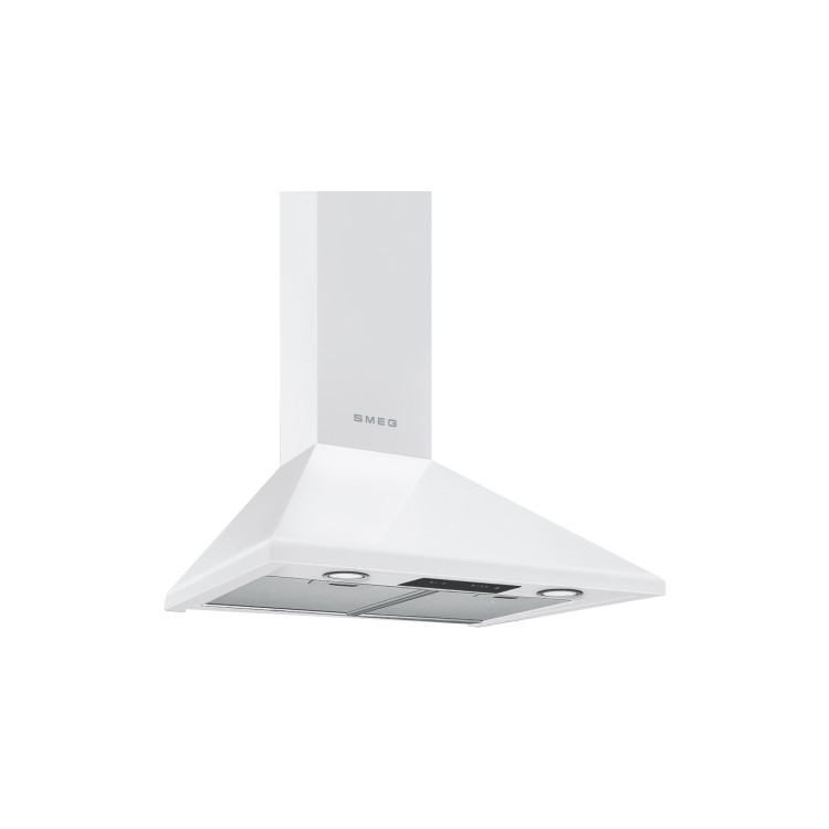 Smeg 60cm Chimney Cooker Hood - White