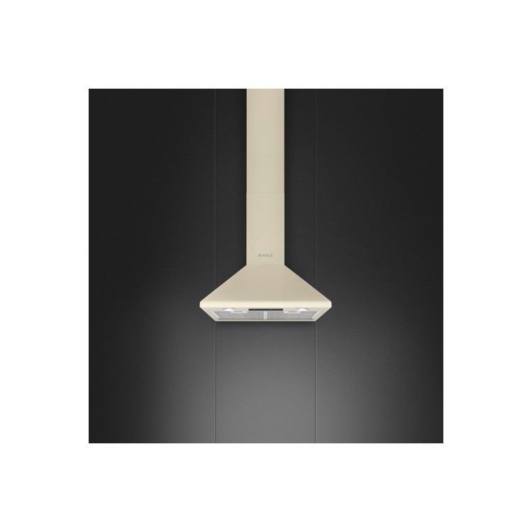 Smeg 60cm Chimney Cooker Hood - Cream