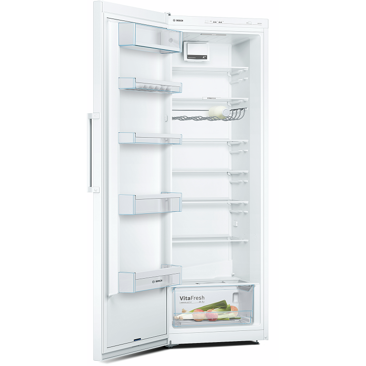 Bosch Series 4 324 Litre Upright Freestanding Fridge - White