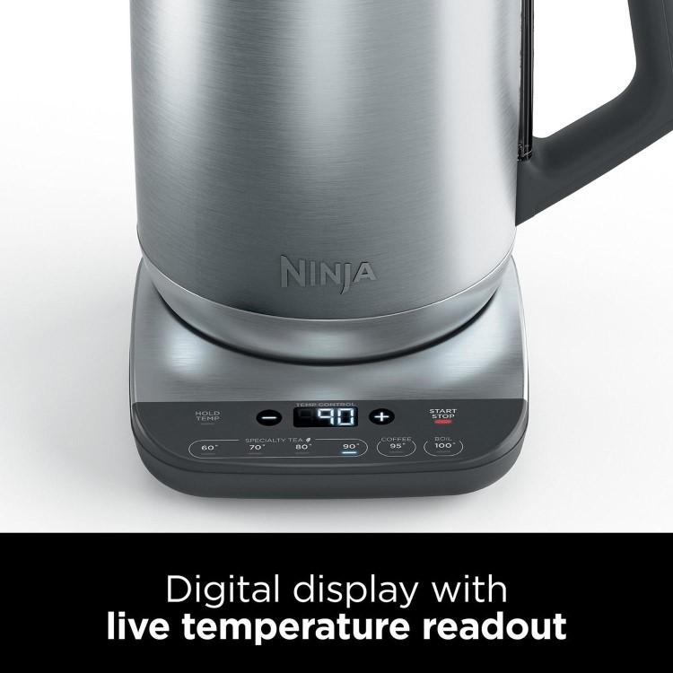 Ninja KT201UK 1.7L Perfect Temperature Kettle - Stainless Steel