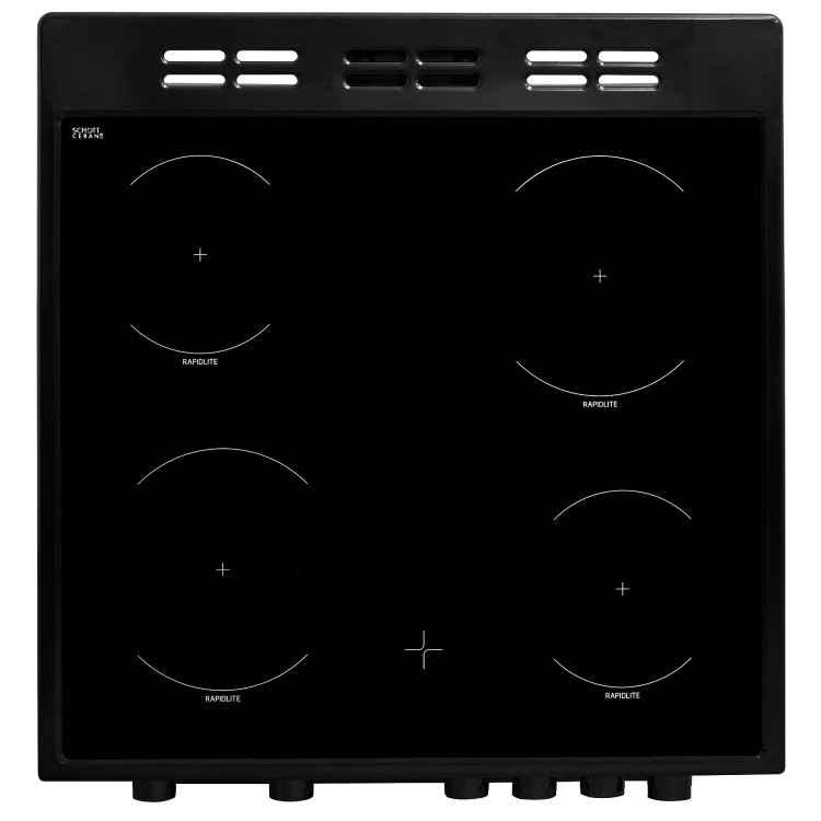 Beko 60cm Twin Cavity Electric Cooker - Black