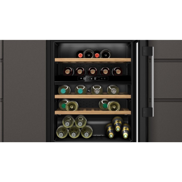 Neff N 70 Built-under Dual Zone Wine Cooler - Black