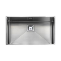 Rangemaster KUB70 Kube Undermount 700x400 1.0 Bowl Reversible Stainless Steel Sink 