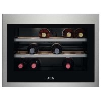 AEG KWE884520M 18 Bottle Built-in Wine Cooler - Anti-fingerprint Stainless Steel