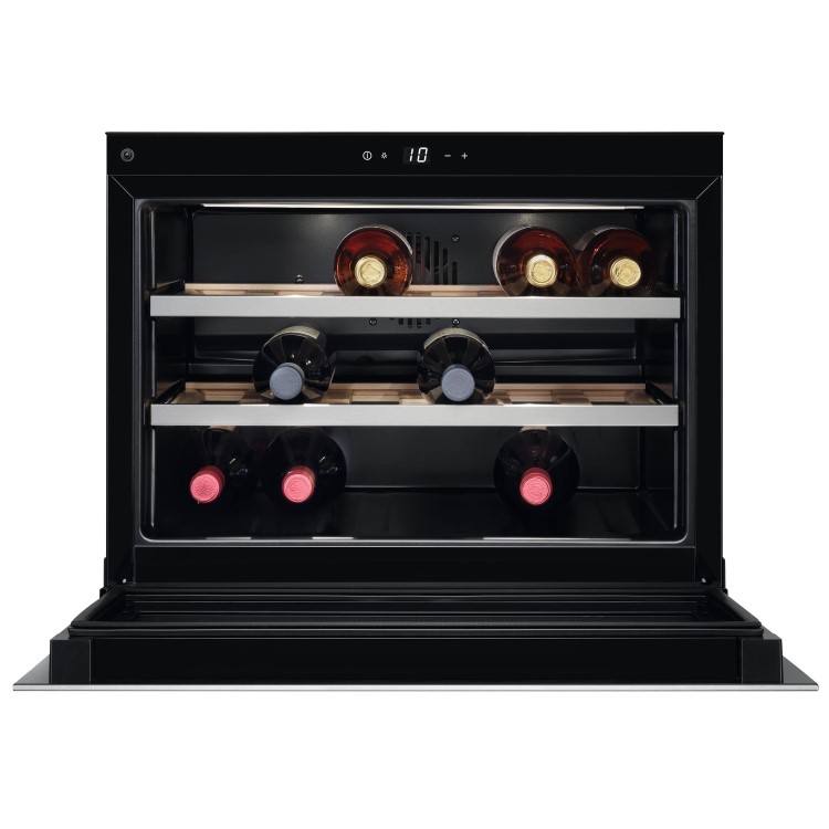 AEG KWE884520M 18 Bottle Built-in Wine Cooler - Anti-fingerprint Stainless Steel