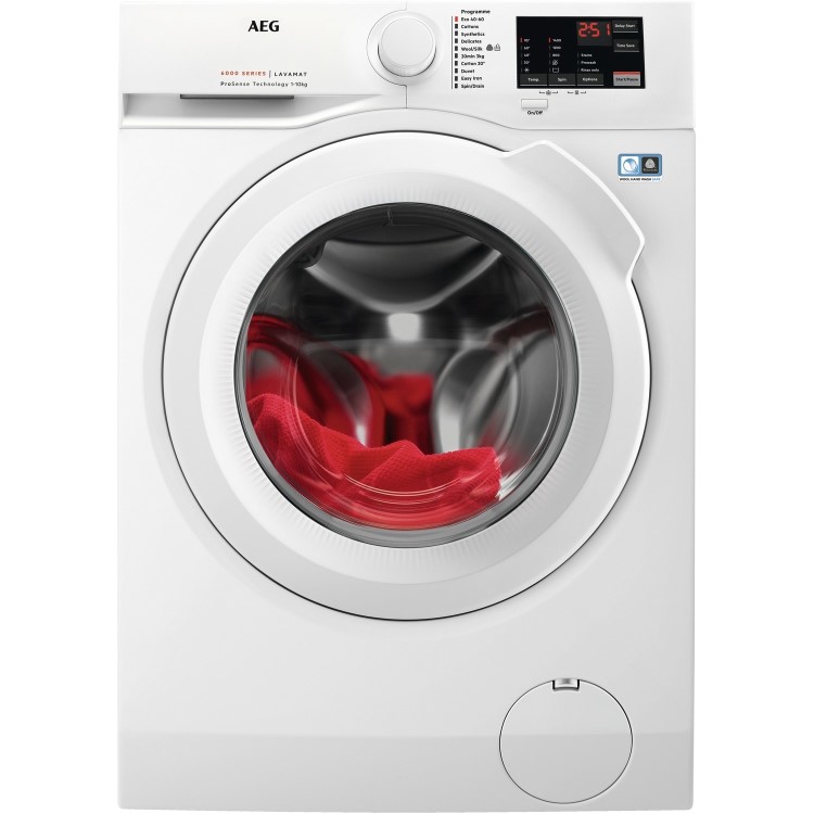 AEG L6FBJ141P 6000 Series 10kg 1400rpm Freestanding Washing Machine - White