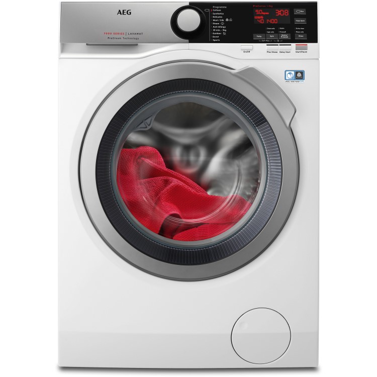 AEG 7000 Series 9kg 1600rpm Freestanding Washing Machine - White