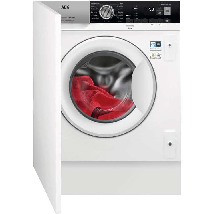 Refurbished AEG L7WE7631BI Integrated 7/4KG 1500 Spin Washer Dryer