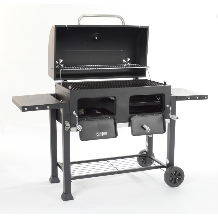 Refurbished Landmann Broiler XXL - Charcoal Grill BBQ - Black