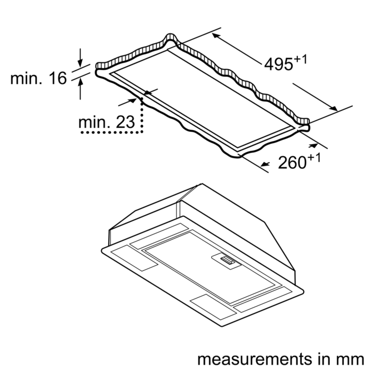 Siemens iQ100 53cm Canopy Cooker Hood - Grey