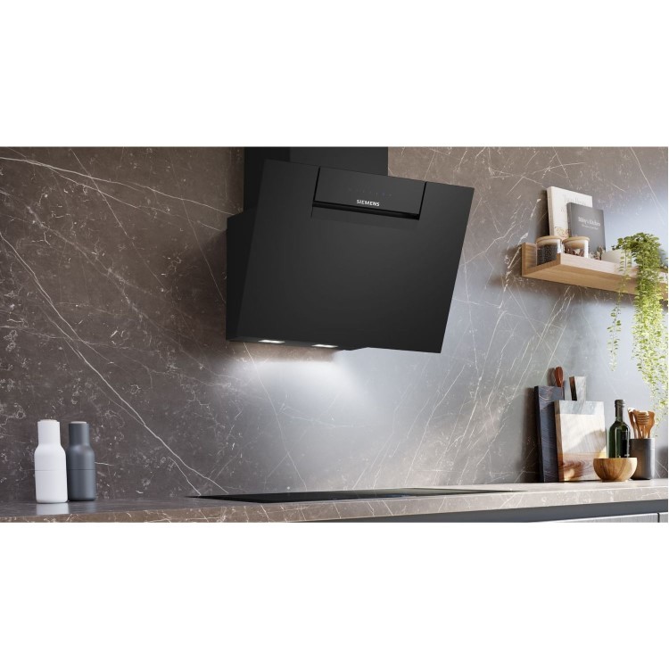 Siemens 60cm Wall-Mounted Chimney Hood - Black