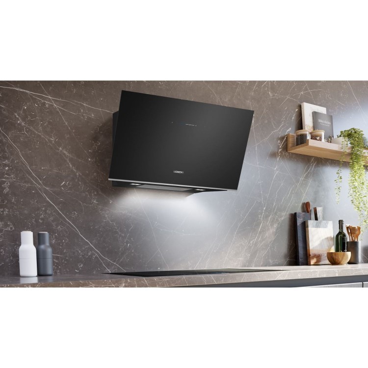 Siemens 90cm Wall-Mounted Chimney Hood - Black