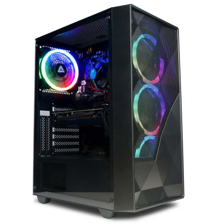 CyberPowerPC Eurus Intel Core i5-12400F RTX 3060 16GB RAM 1TB SSD Windows 11 Home Gaming PC