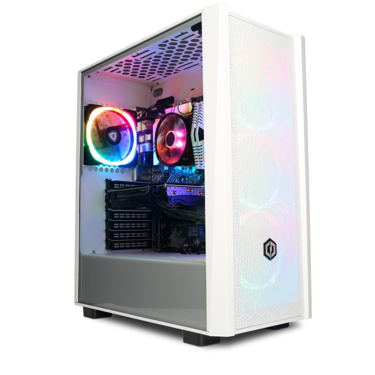 CyberPowerPC Kira AMD Ryzen 5 4500 16GB RAM 500GB SSD  RTX 4060 Windows 11 Home Gaming PC