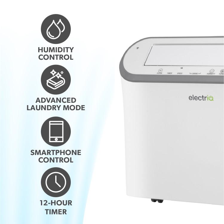 electriQ 25L Smart Premium Low-Energy Laundry Dehumidifier