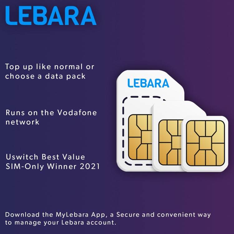 Lebara Pay As You Go Sim Card Trio 