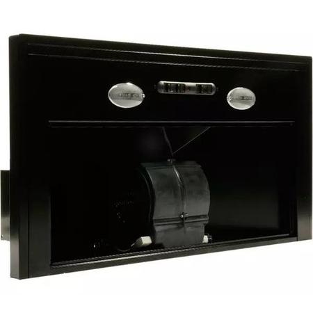 Rangemaster 90cm Chimney Cooker Hood - Black