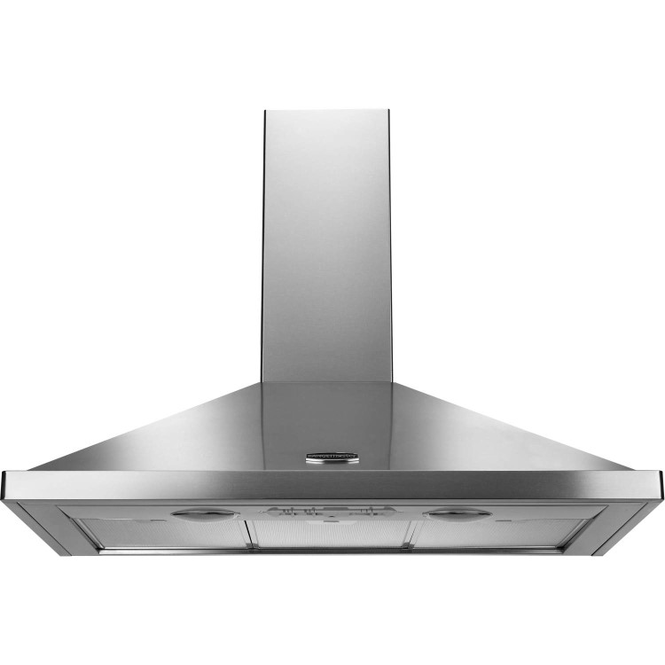 Rangemaster 90cm Chimney Cooker Hood - Stainless Steel