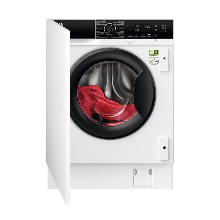 AEG 8000 Series  ProSteam&reg; 8kg 1400rpm Integrated Washing Machine - White 