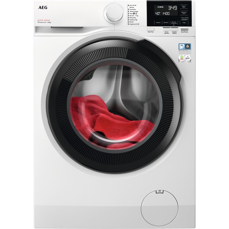 AEG 6000 Series ProSense&reg; 8kg 1400rpm Washing Machine - White