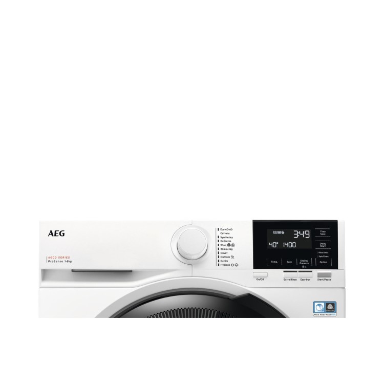 AEG 6000 Series ProSense&reg; 8kg 1400rpm Washing Machine - White