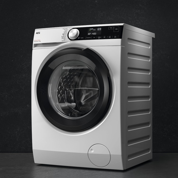 Refurbished AEG 7000 Series ProSteam LFR73944B Freestanding 9KG 1400 Spin Washing Machine White