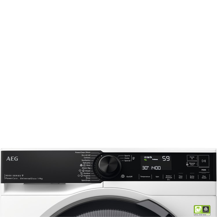 AEG 8000 Series 9kg 1400rpm Washing Machine - White