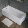 Rutland Square Single Ended Bath - 1700 x 700mm