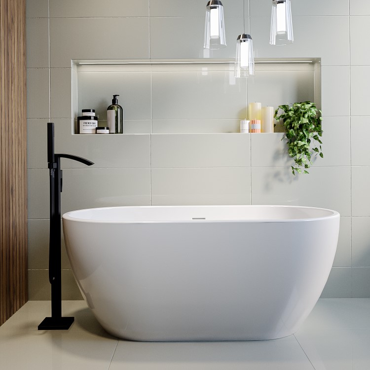 Freestanding Double Ended Bath 1400 x 750mm - Lisbon