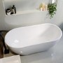 GRADE A1 - Freestanding Double Ended Bath 1545 x 750mm - Lisbon