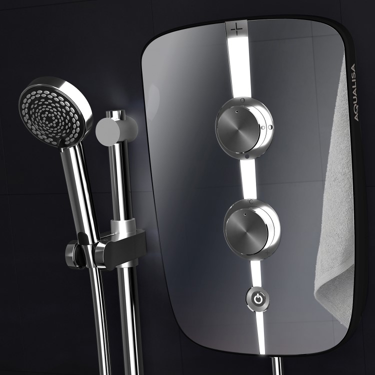 Aqualisa Lumi+ 8.5kW Chrome Electric Shower