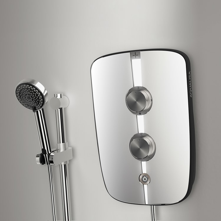 Aqualisa Lumi+ 8.5kW Chrome Electric Shower