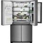 Refurbished LG LSR100 Freestanding 643 Litre 60/40 Frost Free American Fridge Freezer Stainless Steel