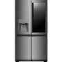 Refurbished LG LSR100 Freestanding 643 Litre 60/40 Frost Free American Fridge Freezer Stainless Steel