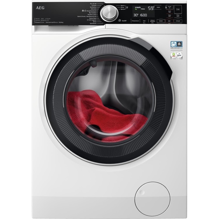 AEG 8000 Series 10kg Wash 6kg Dry 1600rpm Washer Dryer - White