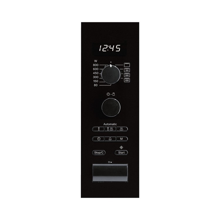 Miele M6032SCclst ContourLine 800W 17L Built-in Microwave with Grill For a 60cm Wide Cabinet - Clean Steel