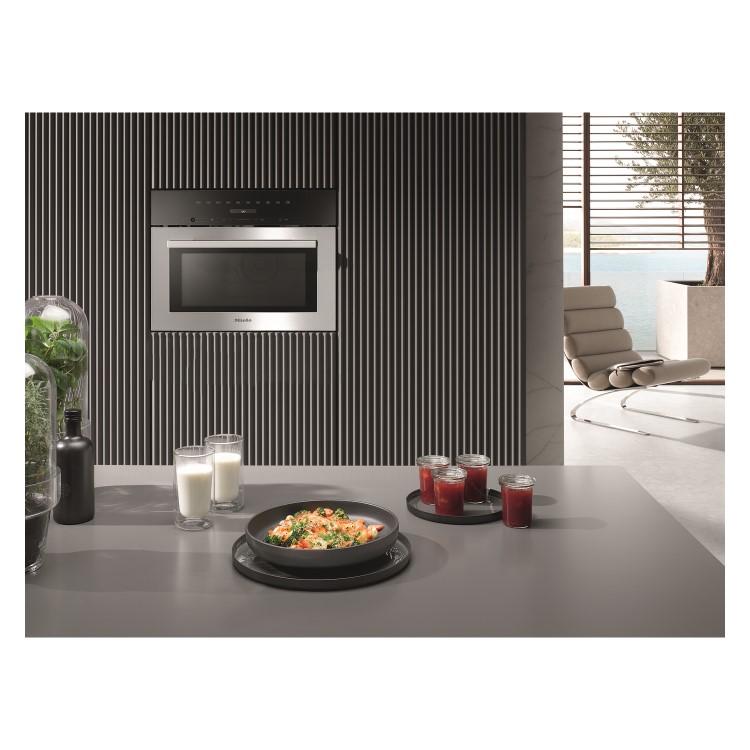 Miele Built-In Microwave - Clean Steel