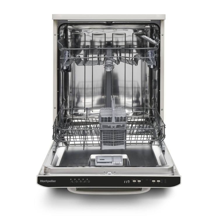 Montpellier Retro Freestanding Dishwasher - Cream